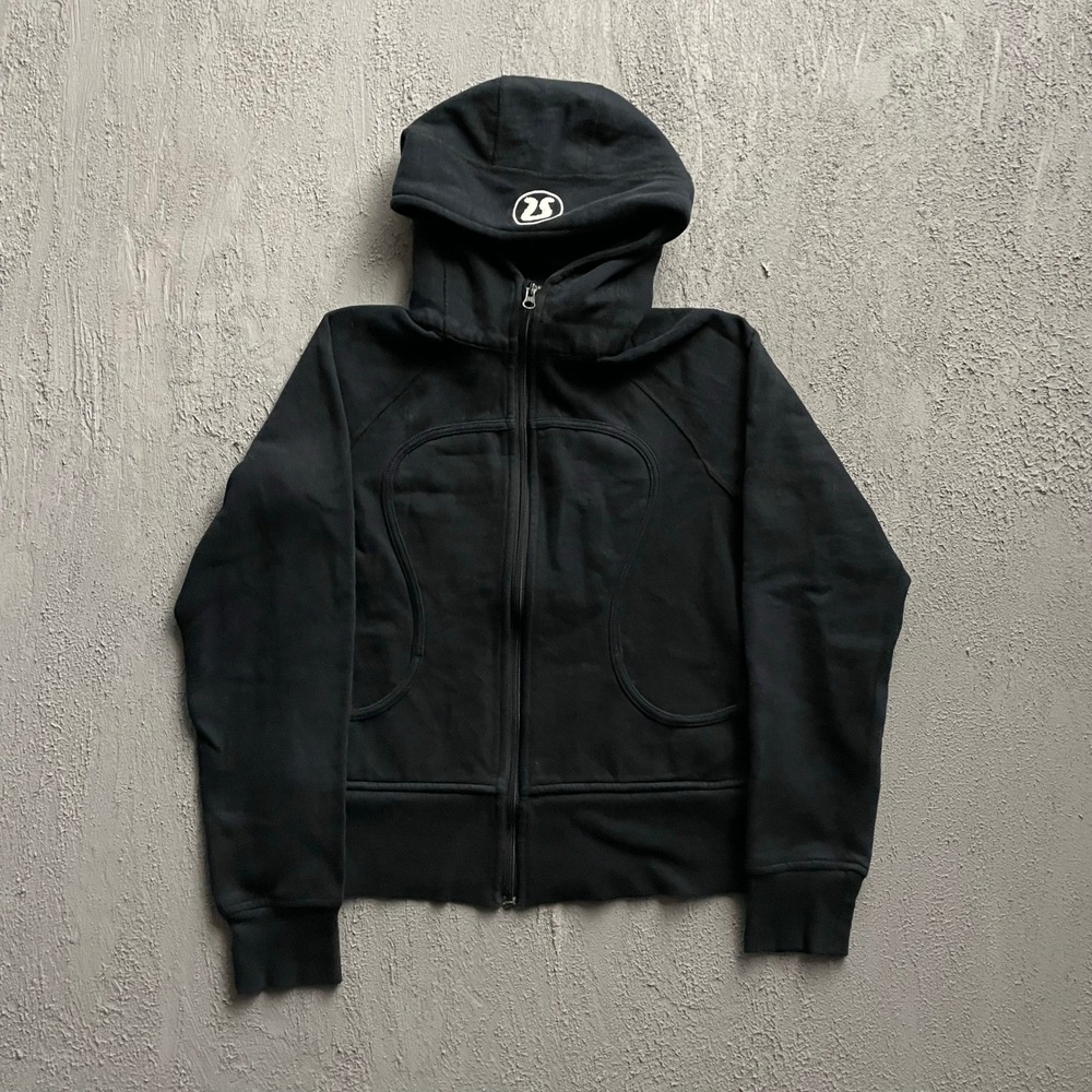 Lululemon Scuba Full Zip Hoodie Women Size 10 Black